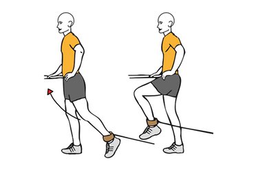 STANDING CABLE HIP FLEXION - Exercises, workouts and routines