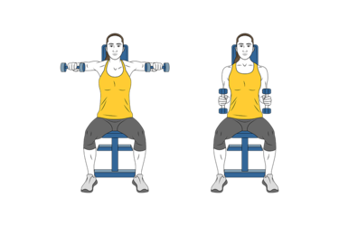 90 Degree dumbbell lateral raise - Exercises routines