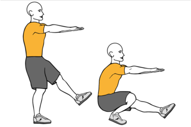 SINGLE LEG SQUAT - Exercises, workouts and routines