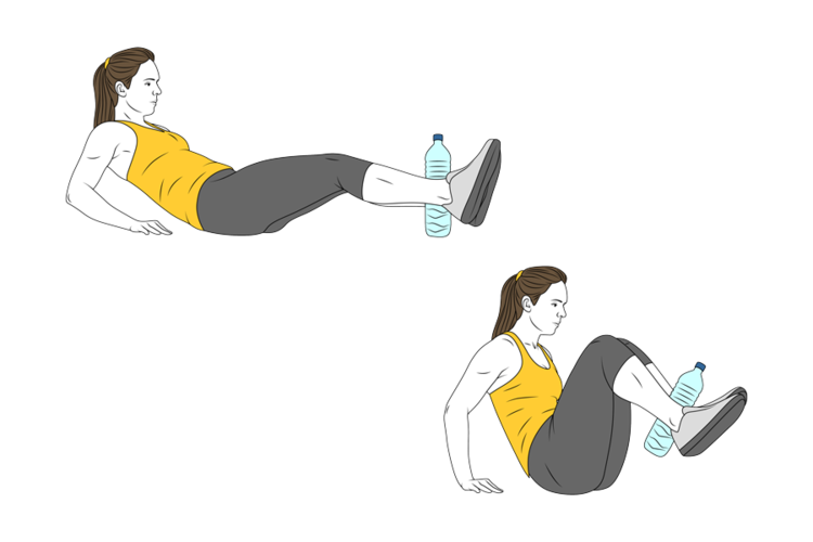 Water Bottle Overhead Shoulder Presses – WorkoutLabs Exercise Guide