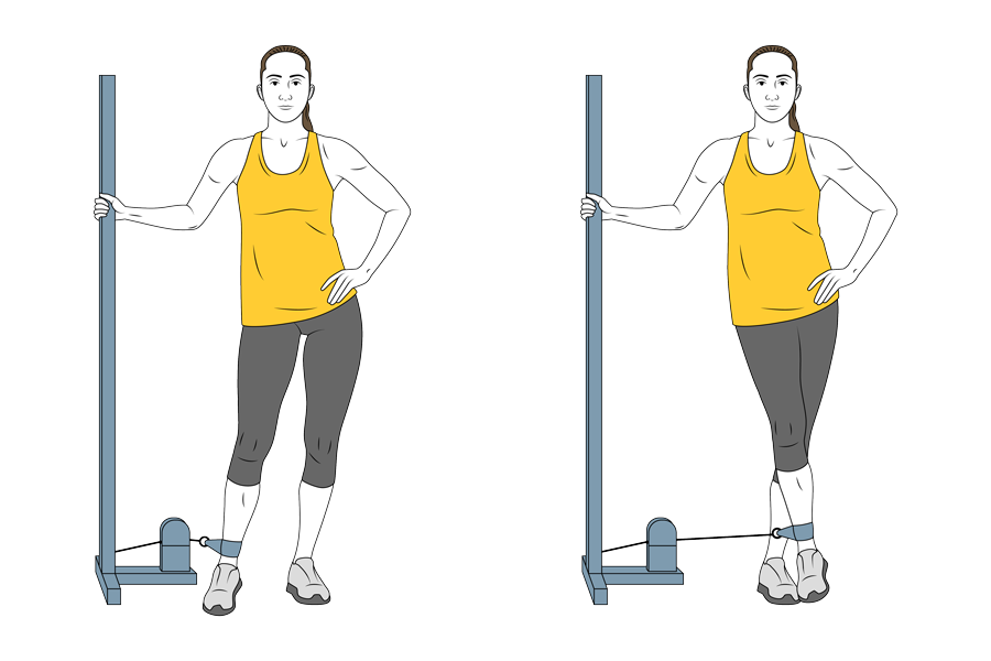 STANDING CABLE HIP ADDUCTION