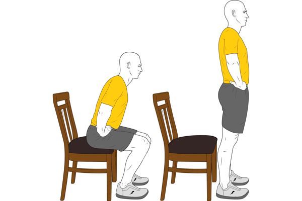 SIT TO STAND WITH KNEE CONTROL